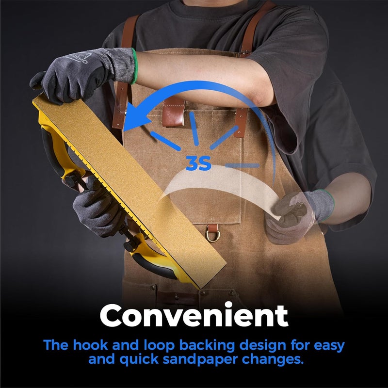 toolant 120 Grit Sandpaper Roll, 2-3/4" Wide 12 Yard Longboard Hook and Loop Sandpaper for Automotive,Woodworking, Metal, Plastic, Sanding Blocks - Image 2